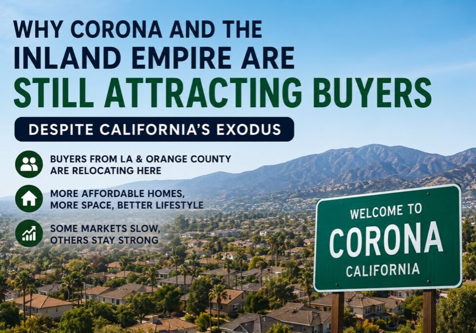 Why Corona and the Inland Empire Are Still Attracting Buyers Despite California’s Exodus